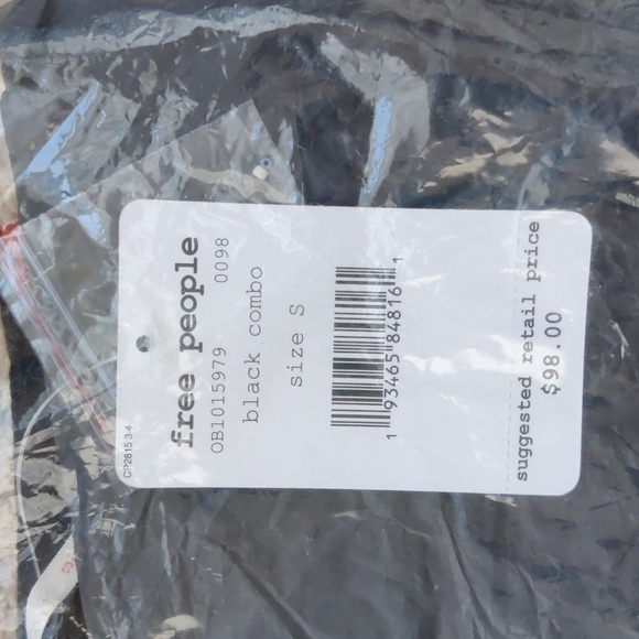 NEW Free People Goa Embroidered Tank Top Black - Picture 7 of 7